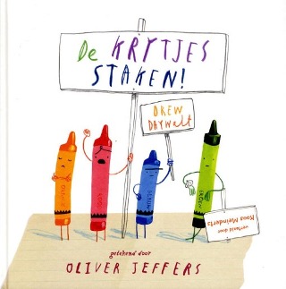Omslag van De krijtjes staken!